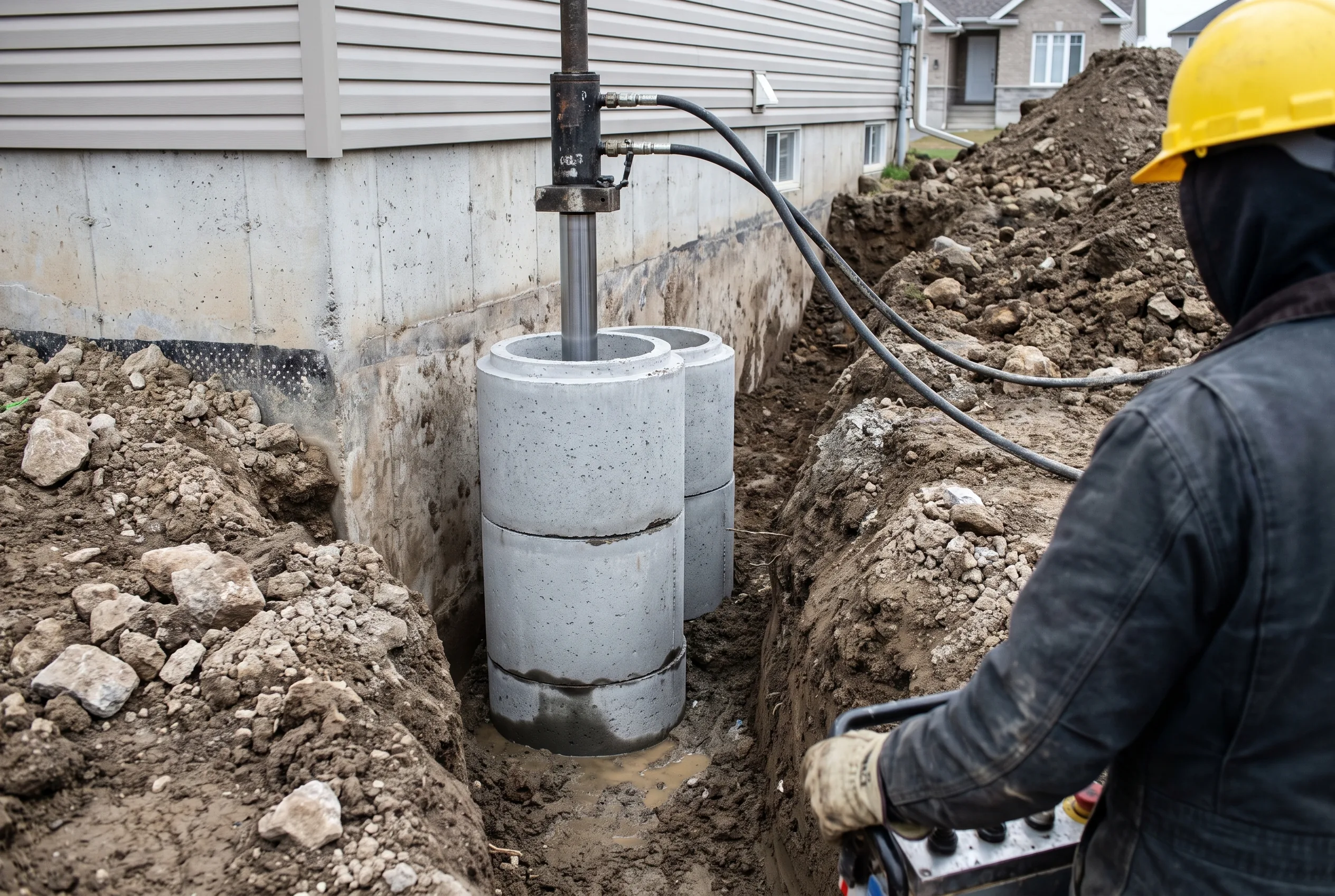 Concrete Pressed Piers in New Braunfels, TX